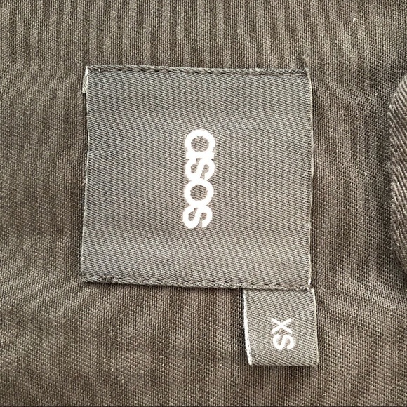 ASOS black bomber jacket. Hood. Relaxed oversize lightweight Fits Chest. 34-36 - Picture 6 of 10